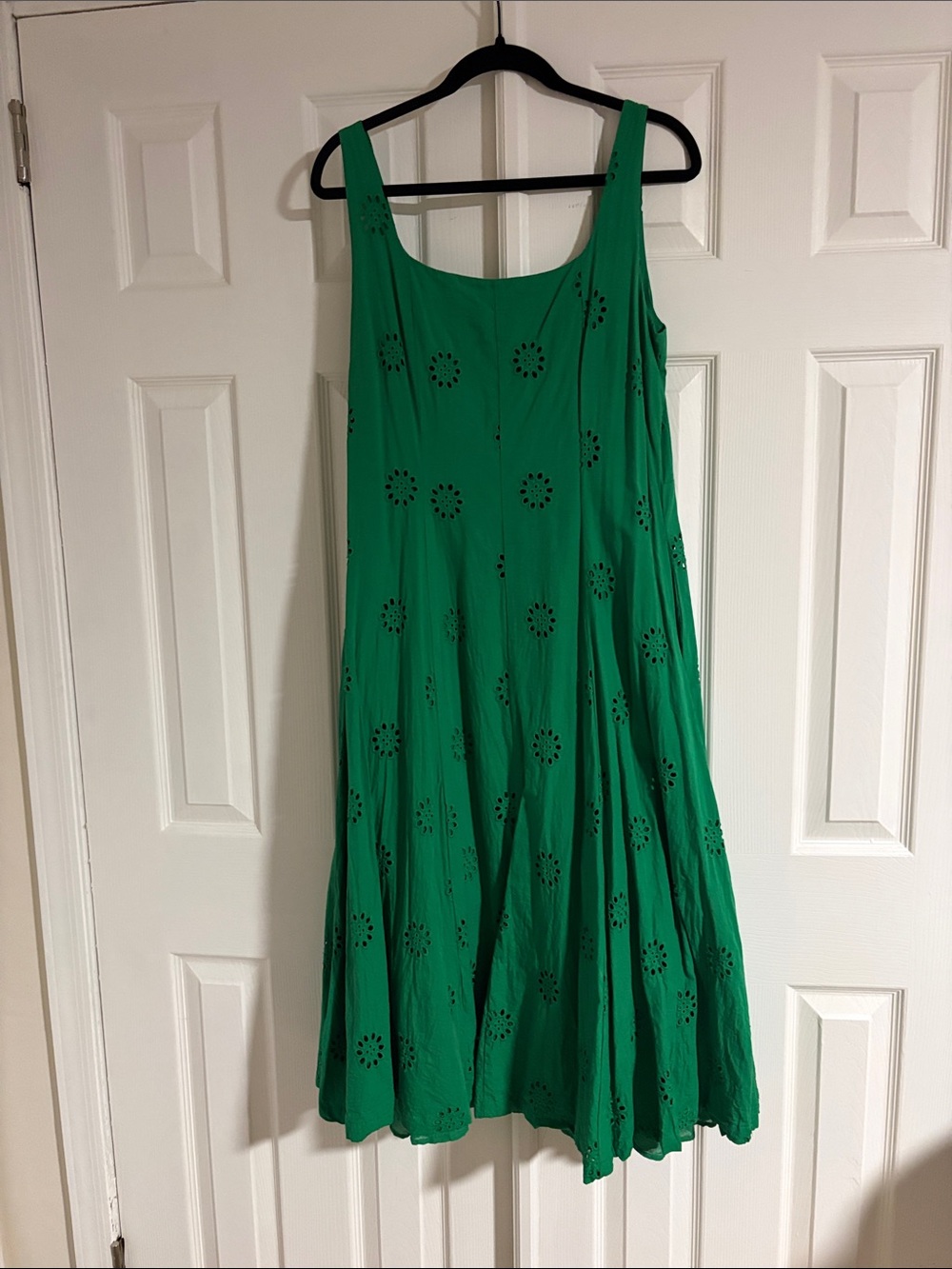 Green Eyelet Sundress - Women's Sleeveless Dress